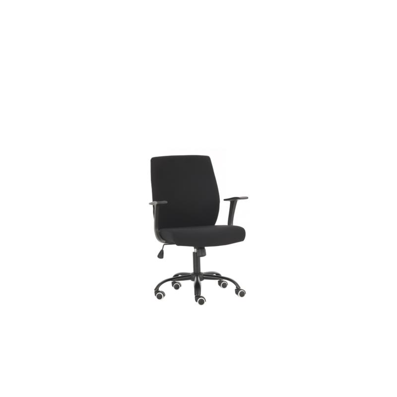 Πολυθρόνα BF3900 Γραφείου Μαύρη/Μαύρο Ύφασμα