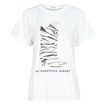 T-shirt με κοντά μανίκια Replay W3509D Σύνθεση: Βαμβάκι