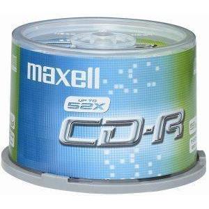 MAXELL CD-R 700MB 80MIN 52X 50 CAKEBOX