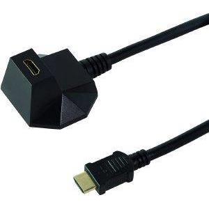 LOGILINK CH0041 HDMI EXTENSION CABLE WITH MAGNETIC STAND 1.5M BLACK