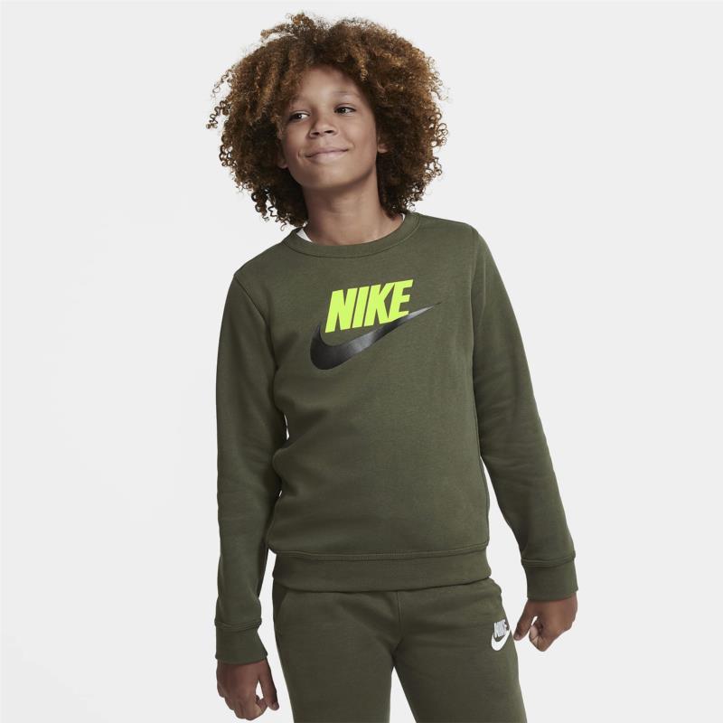 Nike Sportswear Club Fleece Παιδική Μακρυμάνικη Μπλούζα (9000056591_23819)