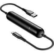 BASEUS ENERGY TWO-IN-ONE POWER BANK CABLE 2500MAH USB TO LIGHTNING BLACK