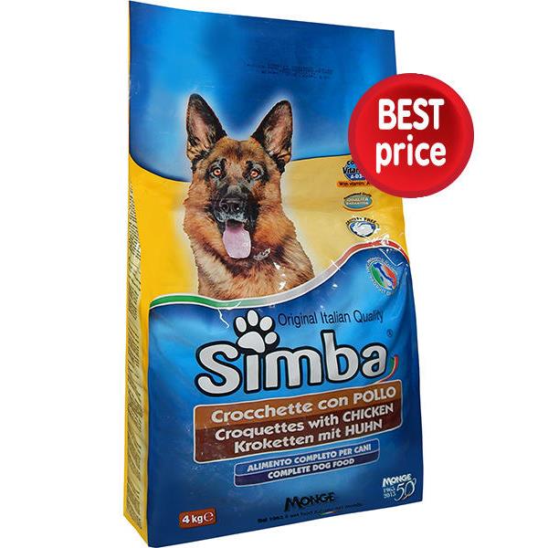 Κροκέτα σκύλου με Κοτόπουλο Simba (4kg)