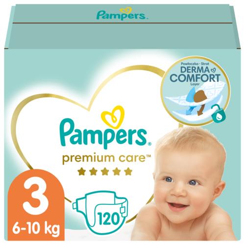 Πάνες Pampers Premium Care Μέγεθος 3 (6-10 kg) (120τεμ)