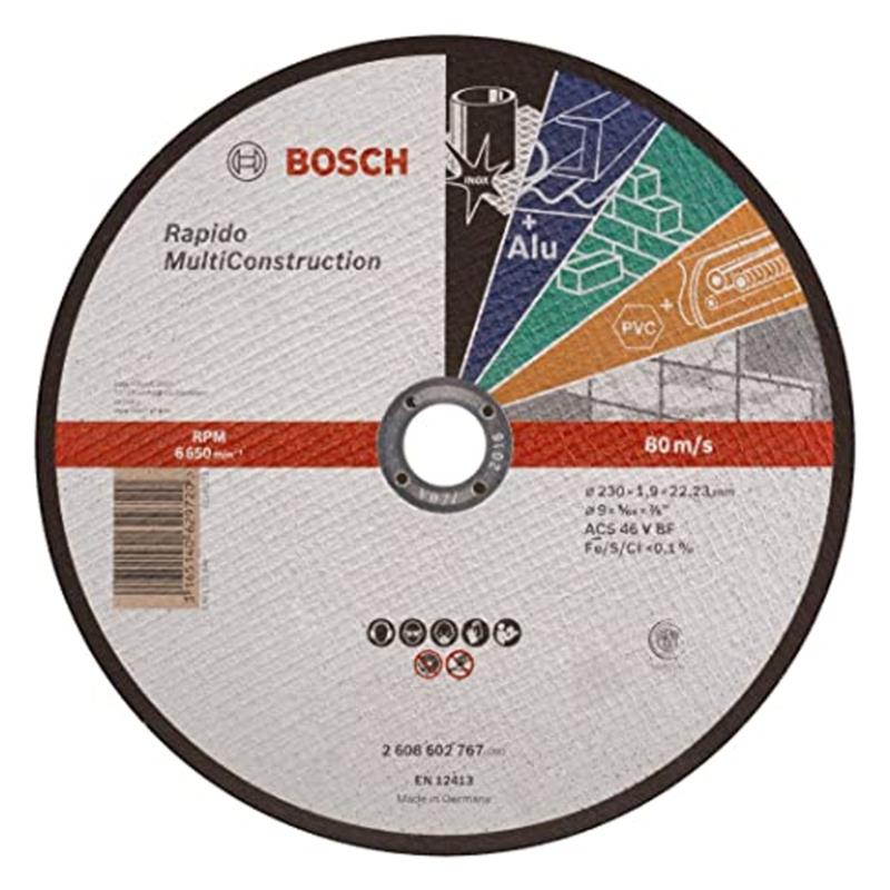 Δίσκος Κοπής Επίπεδος BOSCH RAPIDO MULTI CONSTRUCTION 230x1.9mm