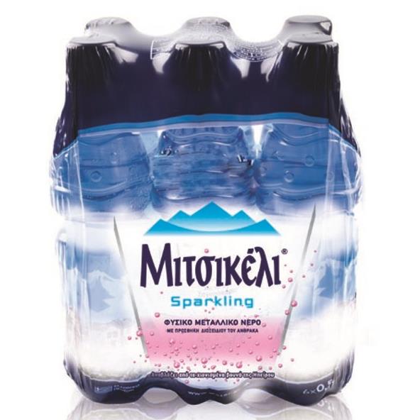 Νερό Φυσικό Μεταλλικό Ανθρακούχο Μιτσικέλι Βίκος (6x500 ml)