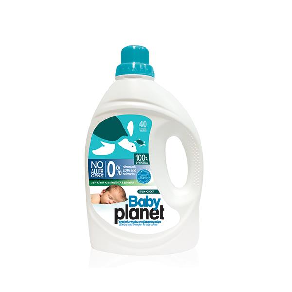 Υγρό Πλυντηρίου Baby Planet (40 Μεζ)