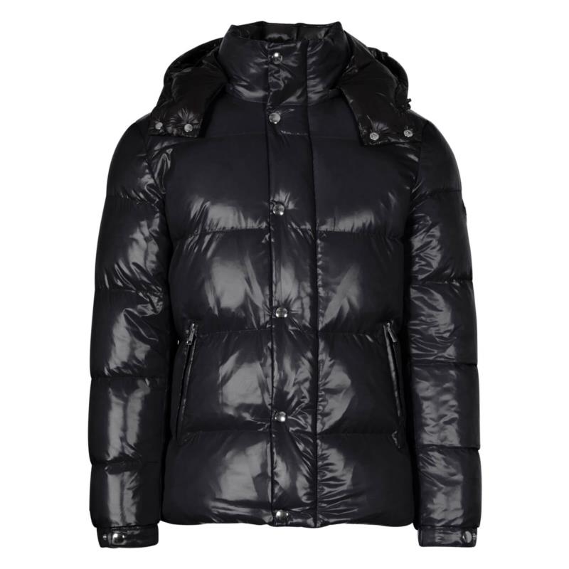 Padded Jacket Μαύρο με αποσπώμενη κουκούλα NEW IN (Modern Fit)