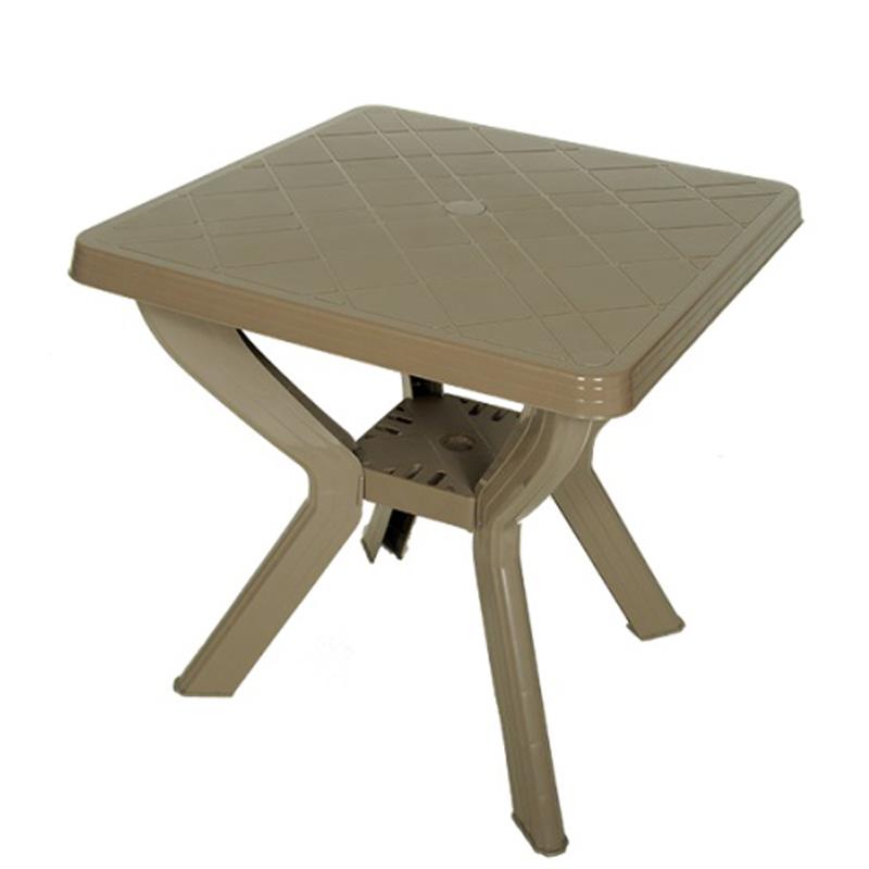 Τραπέζι Πλαστικό Τετράγωνο Καραμέλα 70x70x70cm