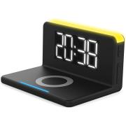 TERRATEC 286141 CHARGEAIR CLOCK! DIGITAL ALARM CLOCK AND LED BEDSIDE LAMP WITH WIRELESS CHARGER