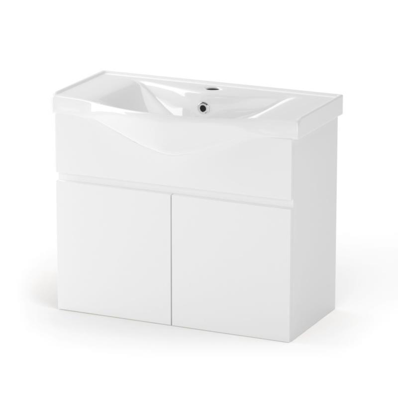 Έπιπλο μπάνιου "BIANCA" σε λευκό χρώμα 75x45x62