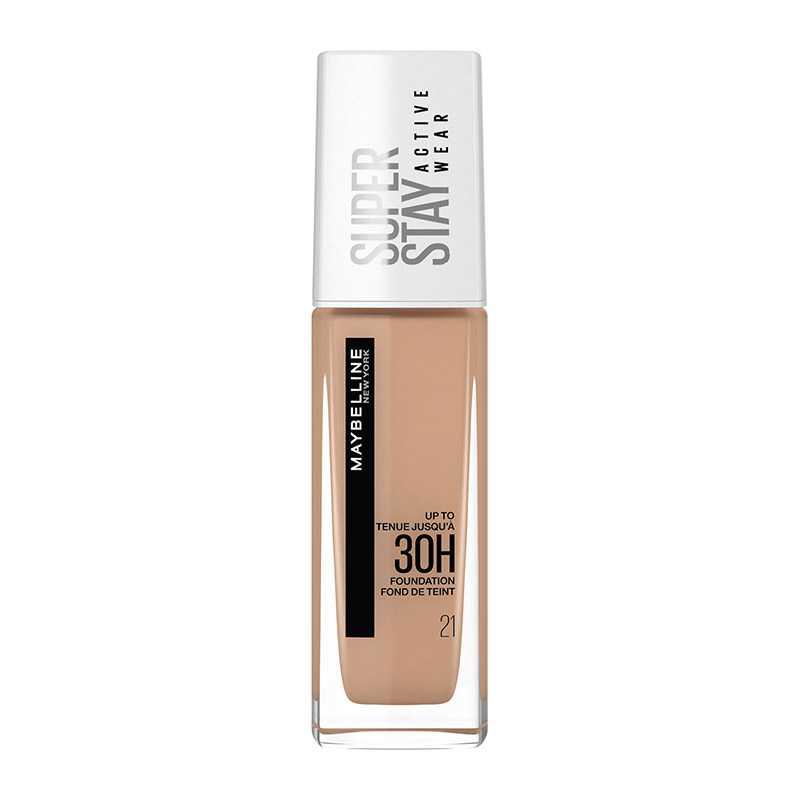 MAYBELLINE SUPERSTAY 30H FULL COVERAGE FOUNDATION 21 NUDE BEIGE 30ml