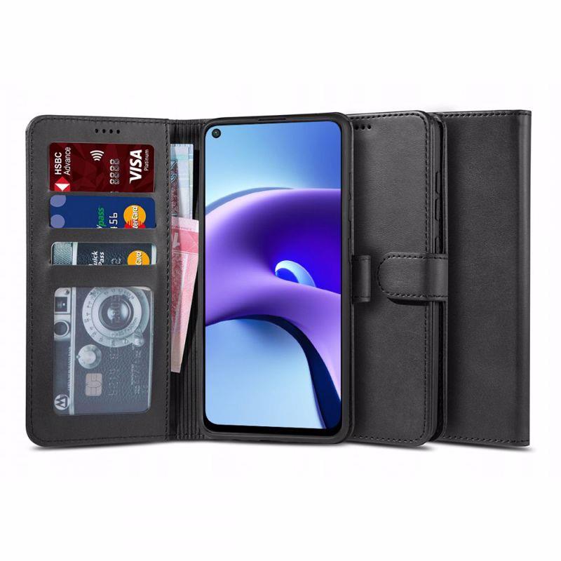 Tech-Protect Wallet Case for Xiaomi Redmi Note 9T 5G. Black