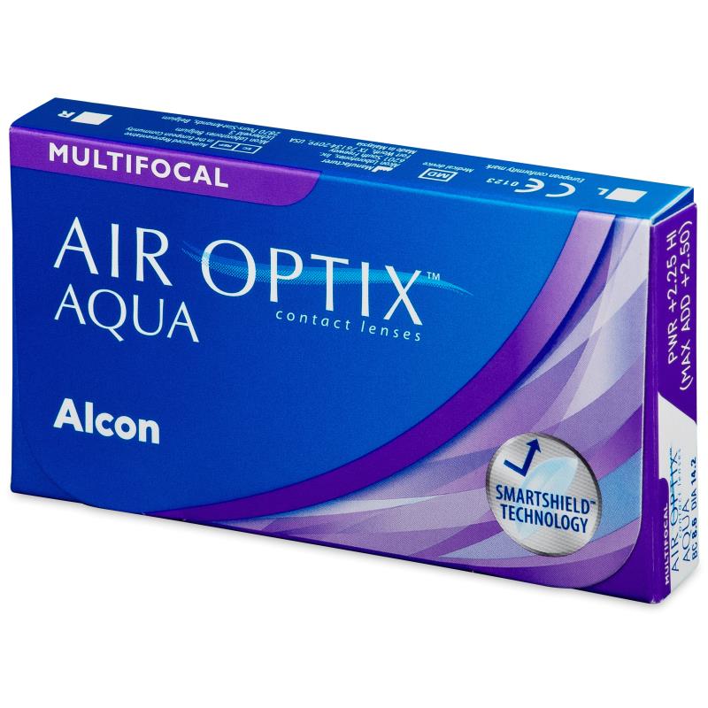Air Optix Aqua Multifocal Μηνιαίοι Πολυεστιακοί (6 φακοί)
