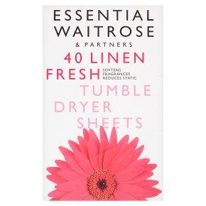 Πανάκια στεγνωτηρίου Linen Fresh Waitrose (40φύλλα)