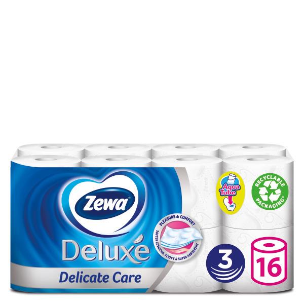 Ρολό Υγείας 3φύλλο Delicate Care Deluxe Zewa (16ρολά*91g)