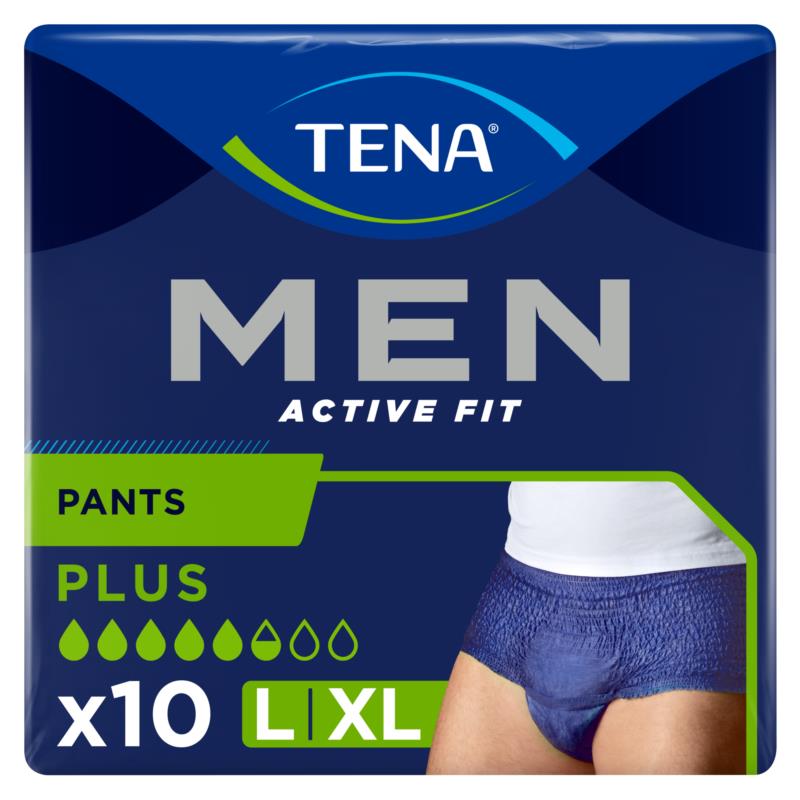 Εσώρουχο Ακράτειας Large Active-Fit Pants Plus Tena Men (8 τεμ)