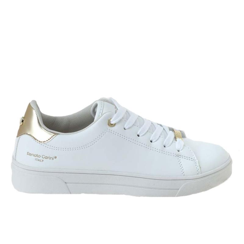 Renato Garini Γυναικεία Παπούτσια Sneakers 203-20VW2003 Λευκό Χρυσό M157Q2031948