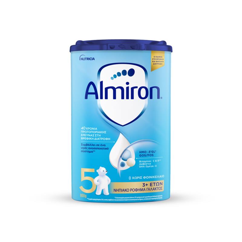 Νηπιακό Ρόφημα Γάλακτος σε Σκόνη 3+ ετών Almiron 5 Nutricia (800g)