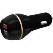 LOGILINK PA0164 USB CAR CHARGER 2X USB PORTS WITH QC TECHNOLOGY 19.5W