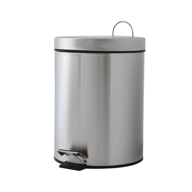 Καλάθι Απορριμάτων Μεταλλικό Inox Classic Estia 12lt 02-0066 (Υλικό: Μεταλλικό) - estia - 02-0066