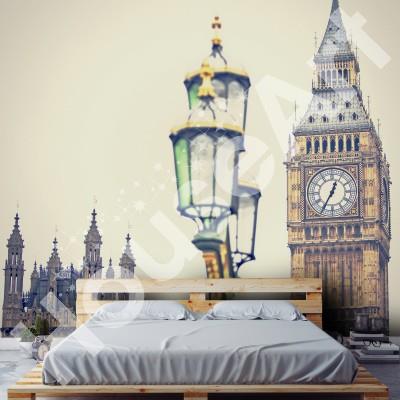 Big Ben Πόλεις - Ταξίδια Ταπετσαρίες Τοίχου 100 x 100 cm