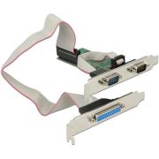 DELOCK 89556 PCI EXPRESS CARD TO 2 X SERIAL RS-232 + 1 X PARALLEL