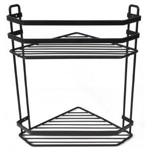 ΕΤΑΖΙΕΡΑ ESTIA ELEGANT ΜΕΤΑΛΛΟ 2 ΘΕΣΕΩΝ ΜΑΥΡΗ 20.2X20.2X31.7CM