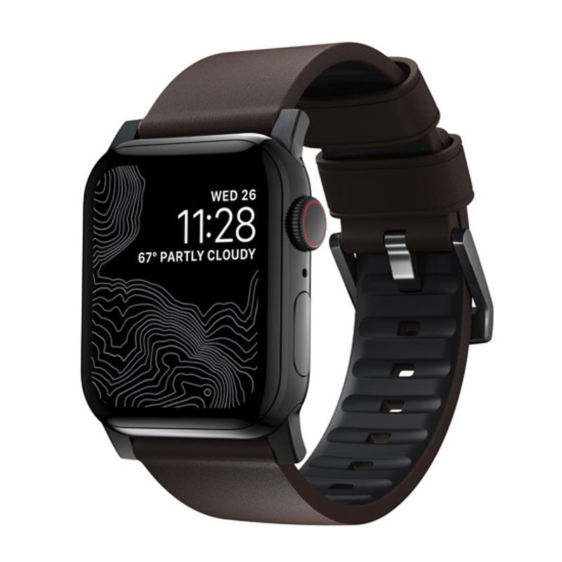 Nomad Active Strap Pro for Apple Watch (42/44mm). Brown/Black