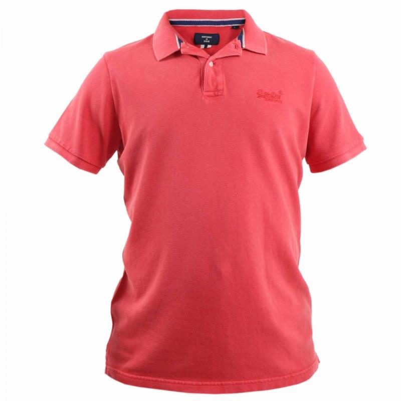 Superdry Μ1110198Α VINTAGE DESTROYED POLO Κίτρινο
