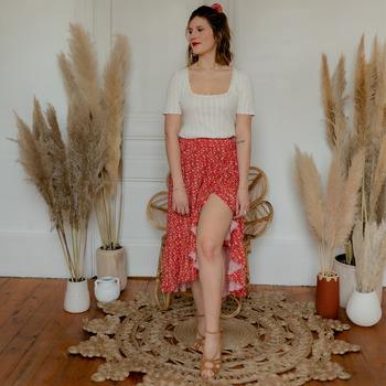 Κοντές Φούστες Celeste TOURTERELLE Σύνθεση: Viscose / Lyocell / Modal,Βισκόζη