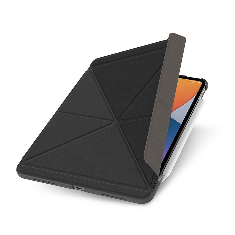Moshi VersaCover Case with Folding Cover for iPad Air 10.9 (2020). Charcoal Black