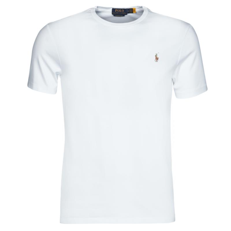 T-shirt με κοντά μανίκια Polo Ralph Lauren T-SHIRT AJUSTE COL ROND EN PIMA COTON LOGO PONY PLAYER MULTICOLO