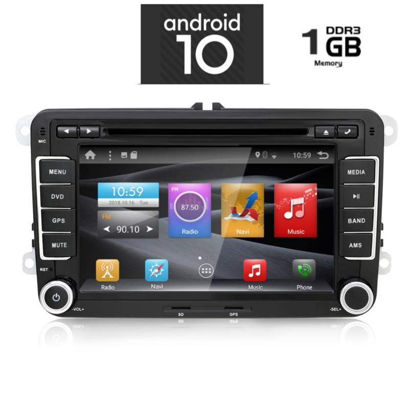 Digital iQ IQ-ANΧ104 GPS Multimedia OEM 7'' με Android 10 για VW,Seat,Skoda 2004-2014