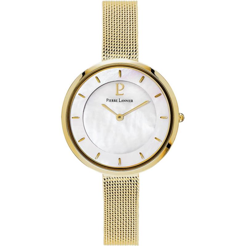 PIERRE LANNIER Ladies - 076G598 Gold case with Stainless Steel Bracelet