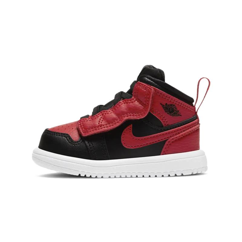 Jordan 1 Mid Alt Βρεφικά Παπούτσια AR6352-074 BLACK/GYM RED-WHITE