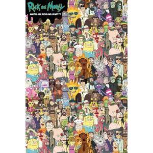 POSTER RICK AND MORTY WHERE ARE 61 X 91.5 CM
