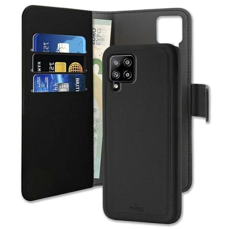 Puro Wallet Detachable 2in1 for Samsung Galaxy A42 5G. Black