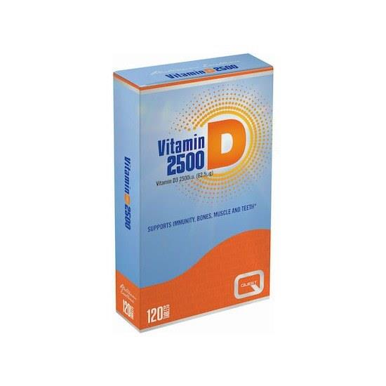 QUEST Vitamin D3 2500 i.u.120 Ταμπλέτες