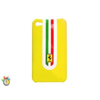 Θήκη iPhone 4/4s - Ferrari Stradale FEST4GYE Kίτρινο