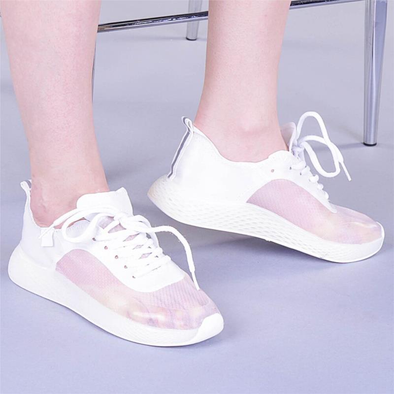 Γυναικεία αθλητικά παπούτσια Ginia λευκά