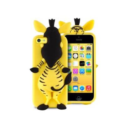 Θήκη iPhone 5/5s/5c - Puro Happy Cartoon Zebra IPCCZEBRA3DYEL Κίτρινο