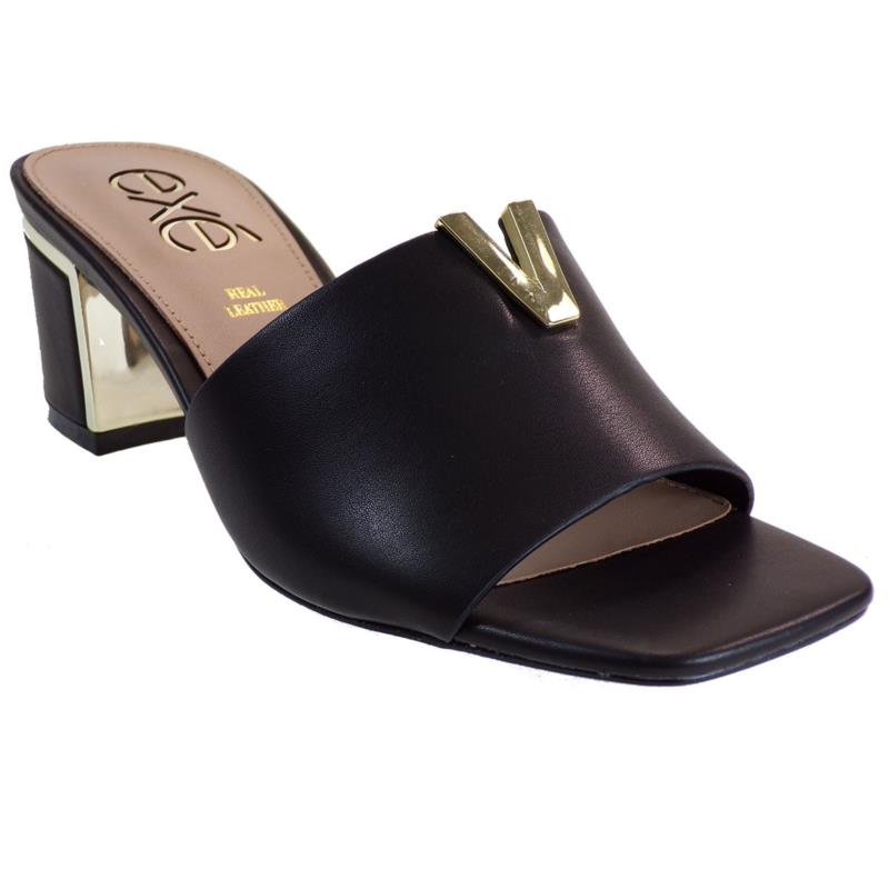 EXE Shoes Γυναικείες Παντόφλες Mules ISABEL-572 Μαύρο M47005723001
