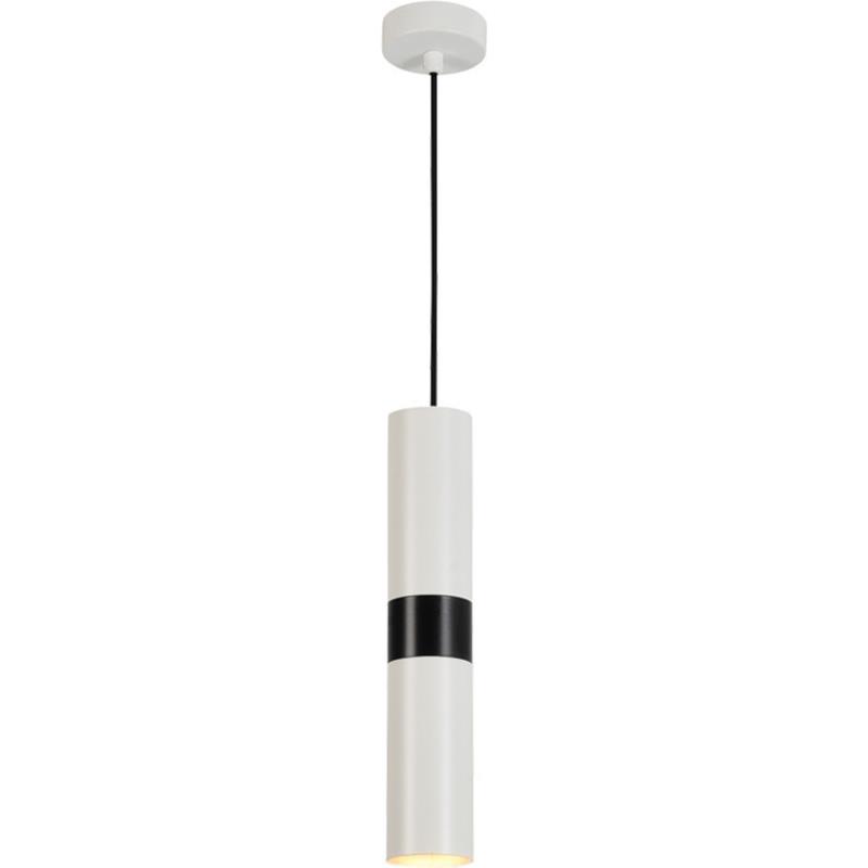ACA Φωτιστικό Οροφής Μεταλλικό 'Da Vinci' Λευκό/Μαύρο GU10 8Χ120cm HM851P6WH