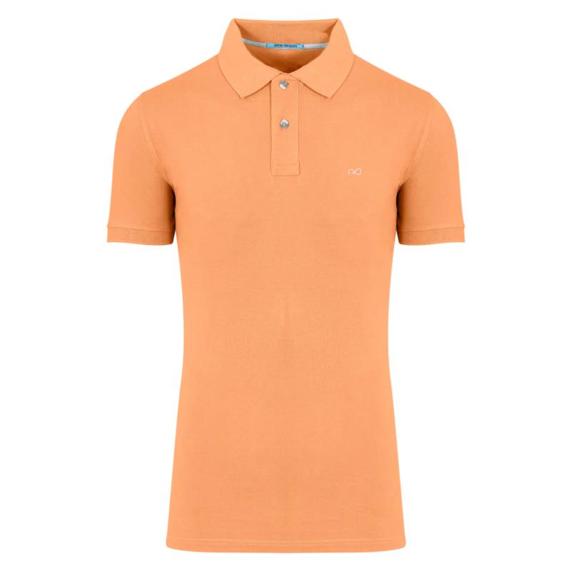 Prince Oliver Essential Polo Pique Σωμόν 100% Cotton (Regular Fit) NEW COLLECTION