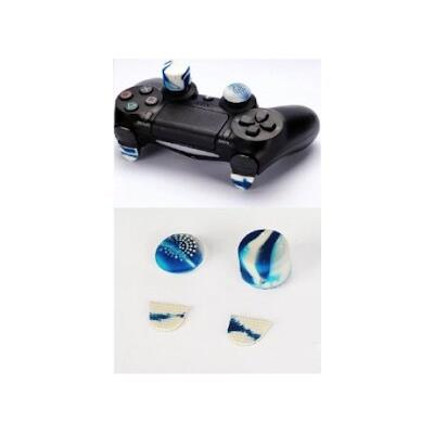Καλύμματα Αναλογικών Μοχλών Gioteck GTX Pro Sooter Thumb Grips για PS4 - Μπλε Camo