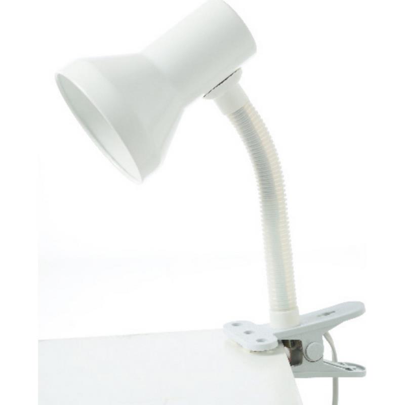 ACA Επιτραπέζιο Φωτιστικό Μεταλλικό 'Pavlova' Λευκό Ε27 10,5Χ27cm SF021W