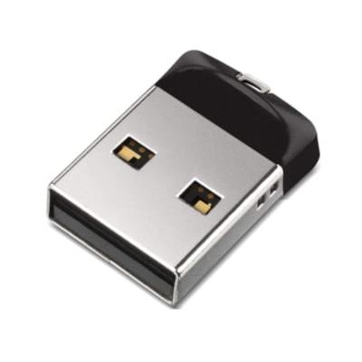 USB Stick SanDisk Cruzer fit 16GB 2.0 - Μαύρο