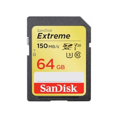 Κάρτα μνήμης UHS-I SDXC CARD 64GB SanDisk Extreme C10 -SDSDXV6-064G-GNCIN