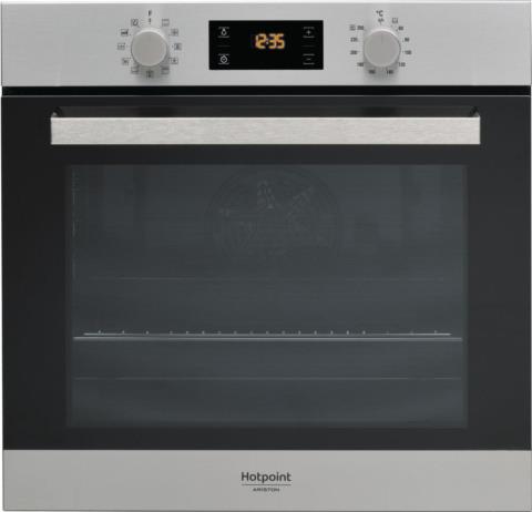 Φούρνος εντοιχιζόμενος άνω πάγκου,71λιτ., 59.5x59.5x55.1 εκ., FA3 841 H IX/HA, Hotpoint-Ariston